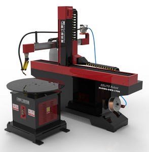 CNC 5 Axis horizontal rotary table welding robot workstation