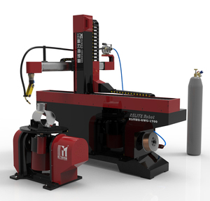 Cnc welding robot includes servo dual axis positioner