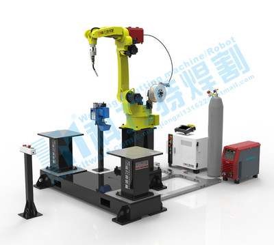 Double station platform robot workstation